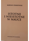 Istotne i nieistotne w nauce