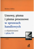 Umowy, pisma i pisma procesowe w sprawach handlowych z objaśnieniami i płytą CD