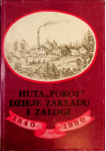 Huta Pokój Dzieje zakładu i załogi