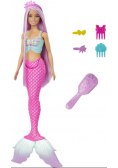 Barbie Syrenka Lalka Długie włosy HRR00