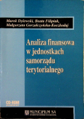 Analiza finansowa w jednostkach samorządu terytorialnego