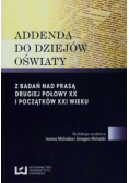 Addenda do dziejów oświaty
