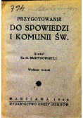 Przygotowanie do spowiedzi i komunii św., 1946 r.
