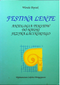 Festina lente antologia tekstów do nauki języka łacińskiego