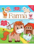 Naklejki iskierki z brokatem. Farma