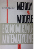 Metody i modele ekonomiczno matematyczne