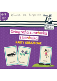 Karty obrazkowe Ortografia z mrówką i borówką 6-9 lat