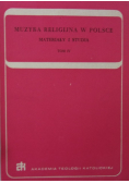 Muzyka religijna w Polsce Tom IV