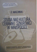 Studia nad kulturą ceramiki sznurowej w Małopolsce