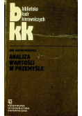 Analiza wartości w przemyśle