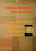 Bibliografia zawartości Zagadnień Rodzajów Literackich
