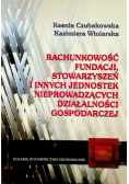 Rachunkowość fundacji stowarzyszeń i innych jednostek nieprowadzących działalności gospodarczej