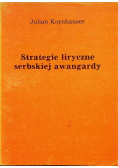 Strategie liryczne serbskiej awangardy