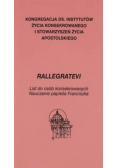 Rallegratevi list do osób konsekrowanych