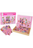 Puzzle magnetyczne z motywem lalki