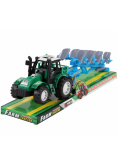 Traktor z pługiem