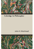 Coleridge As Philosopher