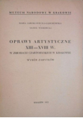 Oprawy artystyczne XIII do XVIII wieku