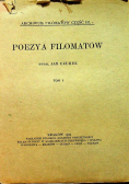 Poezya Filomatów tom I