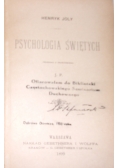 Psychologia świętych, 1899 r.