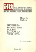 Historia społeczna Polski Ludowej 1944-1970