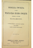 Biblija Święta  1944 r.