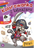 Kolorowanka z tatuażami Piraci