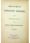 Historya Literatury Arabskiej 1901 r.