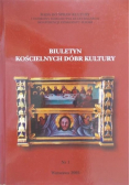 Biuletyn kościelnych dóbr kultury nr 1