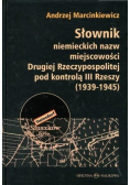 Słownik niemieckich nazw miejscowości