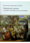 Nadużycie prawa w świetle rzymskiego prawa prywatnego