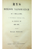 Rys dziejów najnówszych od roku 1815 po 1875 1880 r.
