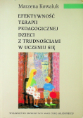 Efektywność terapii pedagogicznej dzieci z