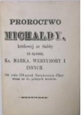 Proroctwo Michaldy królowej ze Sabby