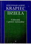 Krąpiec Dzieła Tom X Człowiek i prawo naturalne