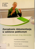 Zarządzanie dokumentacją w sektorze publicznym
