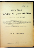 Polska Gazeta Lekarska Rok XIII Nr 1 do 52 1934 r.