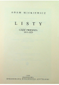 Mickiewicz Dzieła Tom XIV Listy Część 1