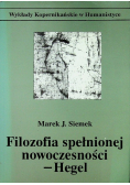 Filozofia spełnionej nowoczesności Hegel