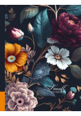 Notatnik 128x165/48k kratka kwiaty FRESH