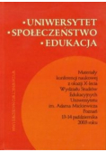 Uniwersytet społeczeństwo edukacja