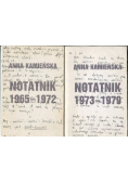 Kamieńska Notatnik 1965  1979 Tom 1 i 2