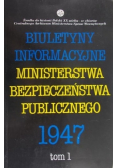 Biuletyny informacyjne Ministerstwa Bezpieczeństwa Publicznego 1946