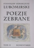 Lubomirski Poezje zebrane Tom II