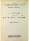 L esclavage dans l egypte greco  romaine