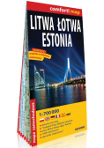 Comfort map Litwa  Łotwa Estonia 1 700 000 mapa