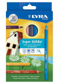 Lyra Kredki Super Ferby 12 sztuk