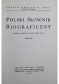 Polski słownik biograficzny Tom XII