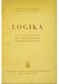 Logika podręcznik dla studiujących nauki filozoficzne 1949 r.