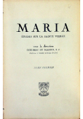 Maria etudes sur la sainte vierge Tom I